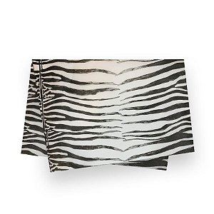 Papel Seda Zebrada  - 49x69cm - 10 Unidades - Cromus - Rizzo Confeitaria