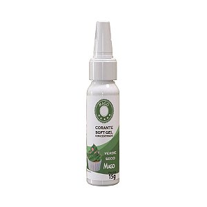 Corante Soft Gel Verde Seco - 1 Unidade - 15g - Mago -