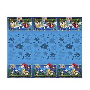 Toalha de Mesa de Papel Sonic - 1 Unidade - Regina - Rizzo Confeitaria