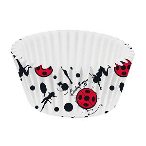 Forminha para Brigadeiro N°5 Ladybug - 100 un - Regina - Rizzo Confeitaria.