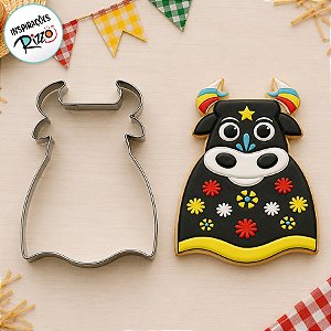 Cortador Boi Bumbá  2 G 9,5x8,5x1,5cm - 1 Unidade - Ref:573  - RR Cortadores - Rizzo