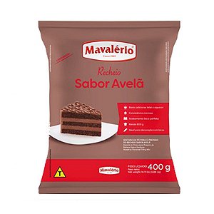 Mistura em Pó para Recheio Sabor Avelã - 400g - Mavalério - Rizzo Confeitaria