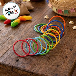 Argola para Festa Junina - 10 unidades sortidas - Festa Maluca - Rizzo Confeitaria