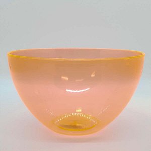 Tigela Bowl Laranja Transparente 900 ml - 1 Unidade - Agraplast - Rizzo Confeitaria