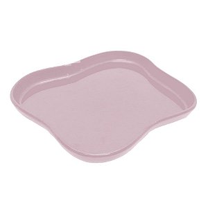 Bandeja Orgânica  - 18x14,5 cm -   Rosa Claro - 1 unidade - Só Boleiras - Rizzo Confeitaria