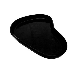 Bandeja Orgânica  - 17x11 cm -  Preto - 1 unidade - Só Boleiras - Rizzo Confeitaria