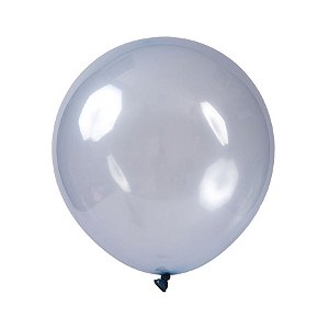 Balão de Festa Redondo Profissional Látex Cristal Candy - Azul - Art-Latex - Rizzo Balões