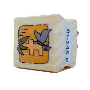 Carimbo de Madeira Artesanal - Facebook - Cod.RI-145 - Rizzo - 1 unidade - Rizzo