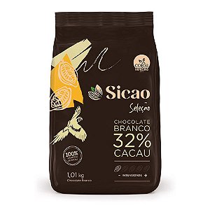 Sicao Seleção Chocolate Branco 32% Cacau 1,01 kg - 1 unidade - Sicao - Rizzo