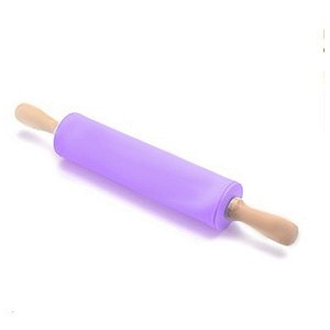 Rolo de Silicone Roxo para Massa 37cm - 1 Unidade - Rizzo Confeitaria