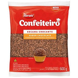 Granulado Crocante Escama Forneável - Confeiteiro - 500g - 01 unidade - Harald - Rizzo