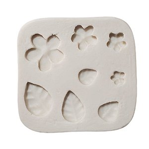 Molde De Silicone - 1297 - Flores - 1 unidade - Mazulli - Rizzo Confeitaria