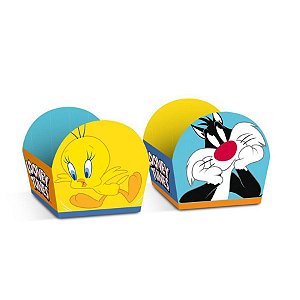 Forminha Cachepot - Piu Piu E Frajola - 24 unidades - Cromus - Rizzo Confeitaria
