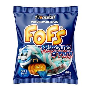 Bala Bruxolita Pinta Língua Azul 12,3 g - Sabor Tutti-Frutti - 40 unidades - Florestal - Rizzo
