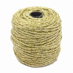 Rolo Fio De Juta - Natural Lur Our - 1 unidade - Halley Fitas - Rizzo