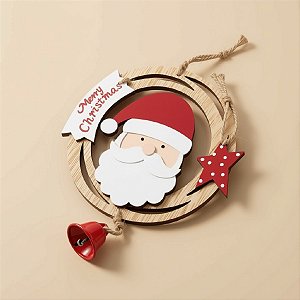 Enfeite de Árvore - " Noel para Pendurar Vermelho" - 1 Unidade - Cromus Natal - Rizzo