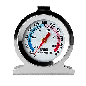 Termômetro De Forno - Analógico - 6x4x7Cm - 1 unidades - Cromus Linha Profissional Allonsy - Rizzo