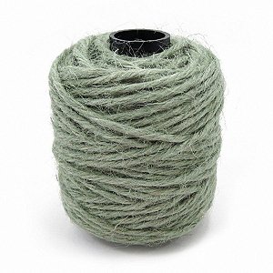Rolo - Fio de Juta Verde Menta - Cod8556 - 1 unidade - Halley Fitas - Rizzo