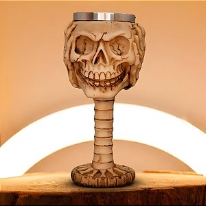 Taça de Caveira Tapando os Ouvidos - "Taça de Caveira Tampando os Ouvidos" - 1 Unidade - Rizzo