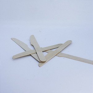 Mini Faca de Madeira para Festas 14 cm - 12 unidades - Art Lille - Rizzo