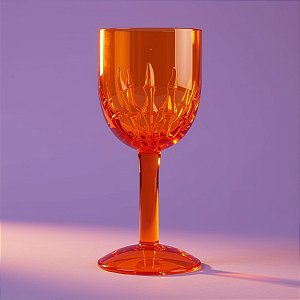 Taça Esqueleto Laranja  - 1 unidade - Cromus - Rizzo