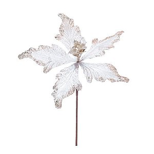 Galho Pick Poinsetia - Cabo Médio - Cor Nude - 1 unidade - Cromus - Rizzo