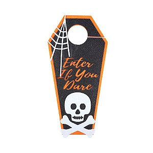 Enfeite para Porta Halloween - Caveira - 1 unidade - Cromus - Rizzo Confeitaria