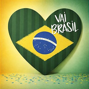 Painel 2 Laminas - Brasil Copa do Mundo - 1 unidade - Cromus