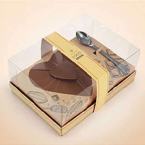 Caixa Ovo de Colher de 250g - Classic Coração - Cód 2995 - 5 unidades - Ideia Embalagens - Rizzo