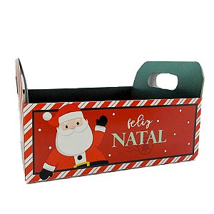 Caixote de Cartão - Nicolau - Cromus Natal - 1 unidade - Rizzo