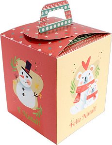 Caixa Soft Panetone - Natal Encantado - 10 unidades - Ideia Embalagens - Rizzo