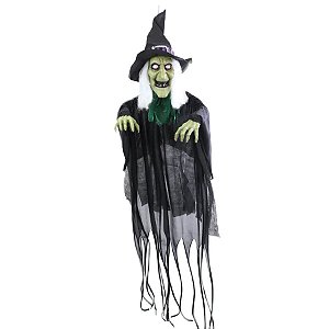 Bruxas Agnes - 95 x 195 x 28 cm  - Halloween  - 1 unidade - Cromus - Rizzo Confeitaria