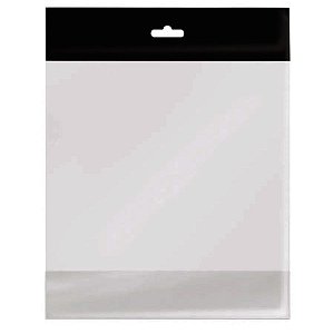 Saco c/Furo Preto - 3 Abas - 22x30 Centímetros  - 100 unidades - Cromus - Rizzo
