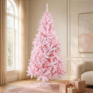 Árvore Cotton - 1350H - Nevada Rosa - 2,4 metros - 1 unidade - Cromus - Rizzo
