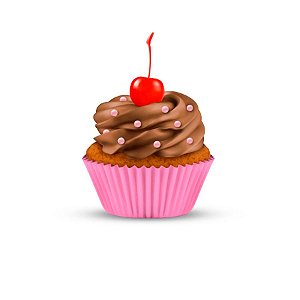 Forminha para Cupcake Poá Rosa e Branco - 45 Unidades - Extra Festas