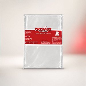 Saco Transparente para Alimentos - 30 cm x 44 cm - 100 unidades - Cromus - Rizzo