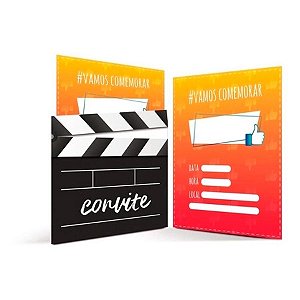 Convite - Festa Influencer - 8 unidades - Cromus - Rizzo