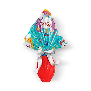 Saco Express 35x35cm para Ovos de 250g a 350g - Cientista Azul - 5 unidades - Cromus Páscoa - Rizzo