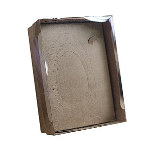 Caixa Ovo de Colher de 350/500/750g - Encanto Kraft Cód 4358 - 10 unidades - Ideia Embalagens - Rizzo