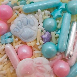Confeito Decorativo - Fairy Sprinkles - Candy com Patinhas - Sortido - 150g - 1 unidade - Rizzo