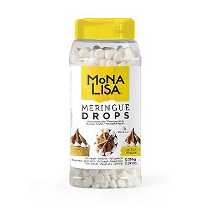 Meringue Drops MonaLisa 350g - 1 unidade - Callebaut - Rizzo