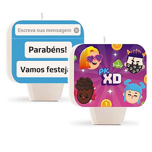 Vela Plana Dupla Face Festa PK XD - 1 Unidade - Cromus - Rizzo