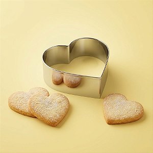 Cortador Aro Coração 7,5x6,5x4cm - Ref. 2038 - 1 unidade - RR Cortadores - Rizzo