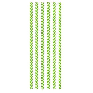 Canudo Biodegradável Missoni Verde Limão - 12 unidades - Regina - Rizzo
