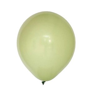 Balão de Festa Redondo Profissional Látex Liso - Salvia - Art-Látex - Rizzo