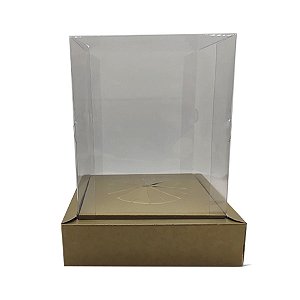 Caixa para Panetone 250g - Dourado - 1 unidade - Cromus - Rizzo