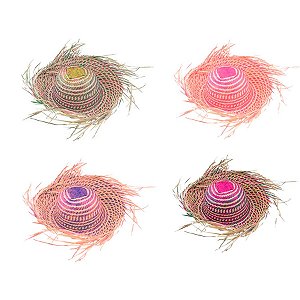 Chapéu de Palha Tremendão - Cores Sortidas - 1 unidade - Rizzo