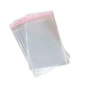 Saco Adesivado sem Furo 10x13cm - 100 unidades - Rizzo