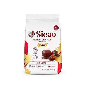 Cobertura Mais Ao Leite Alta Fluidez - Gotas - 1,010kg - 1 unidade - Sicao - Rizzo