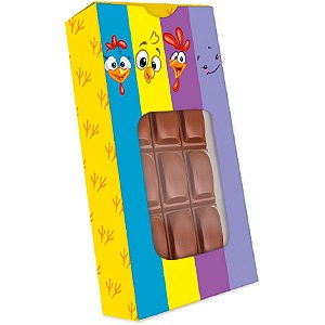 Caixa para Tablete de Chocolate - Galinha Pintadinha - 10 unidades - Festcolor - Rizzo